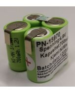 Köp Batteripakke 4,8V 700mAh NiMH av batterigiganten.se för 687,00 kr