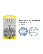 Köp Rayovac EXTRA Advanced 10 1,45V Hörapparatsbatteri PR70 P10 ZL4 av batterigiganten.se för 29,00 kr