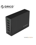 Köp Orico multi-USB lader 6 porter USB-C og USB 110-240VAC input av batterigiganten.se för 768,00 kr